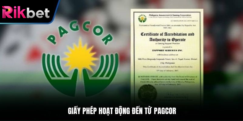 Giấy Phép Hoạt Động Của Nhà Cái Rikbet